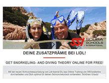 Tablet Screenshot of online-diving.eu